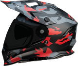 Range Helmet - Camo - Red - 2XL