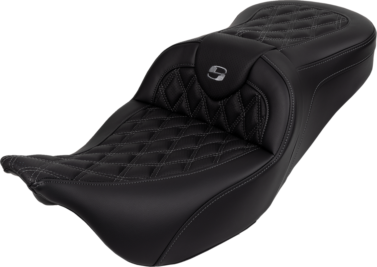 Roadsofa™ Seat - with Backrest - Dark Gray Stitch - FL \'08-\'23 2008 - 2023