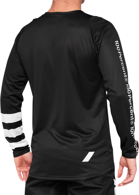 R-Core Long-Sleeve Jersey - Black/White - XL