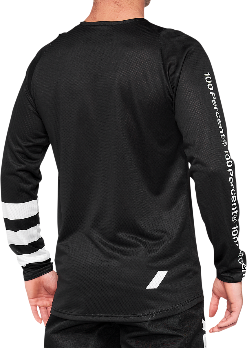 R-Core Long-Sleeve Jersey - Black/White - Large