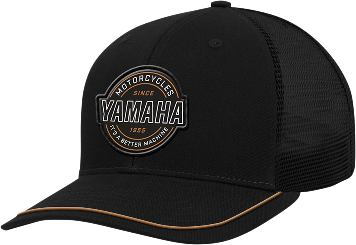 Yamaha Motorcycle Patch Hat - Black