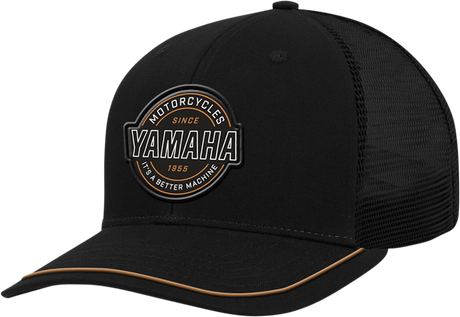 Yamaha Motorcycle Patch Hat - Black