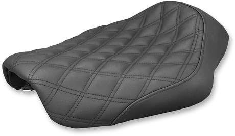 Renegade Solo Seat - Lattice Stitched - Black - Dyna \'04-\'05 2004 - 2005