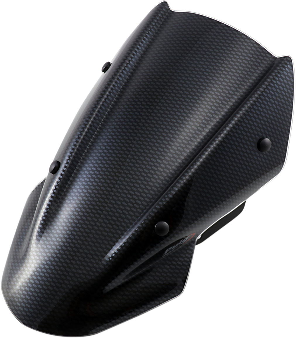 New Generation Windscreen - 13-3/8\" - Carbon - Kawasaki 2017 - 2019