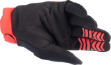 Honda Full Bore Gloves - Bright Red/Black - Medium