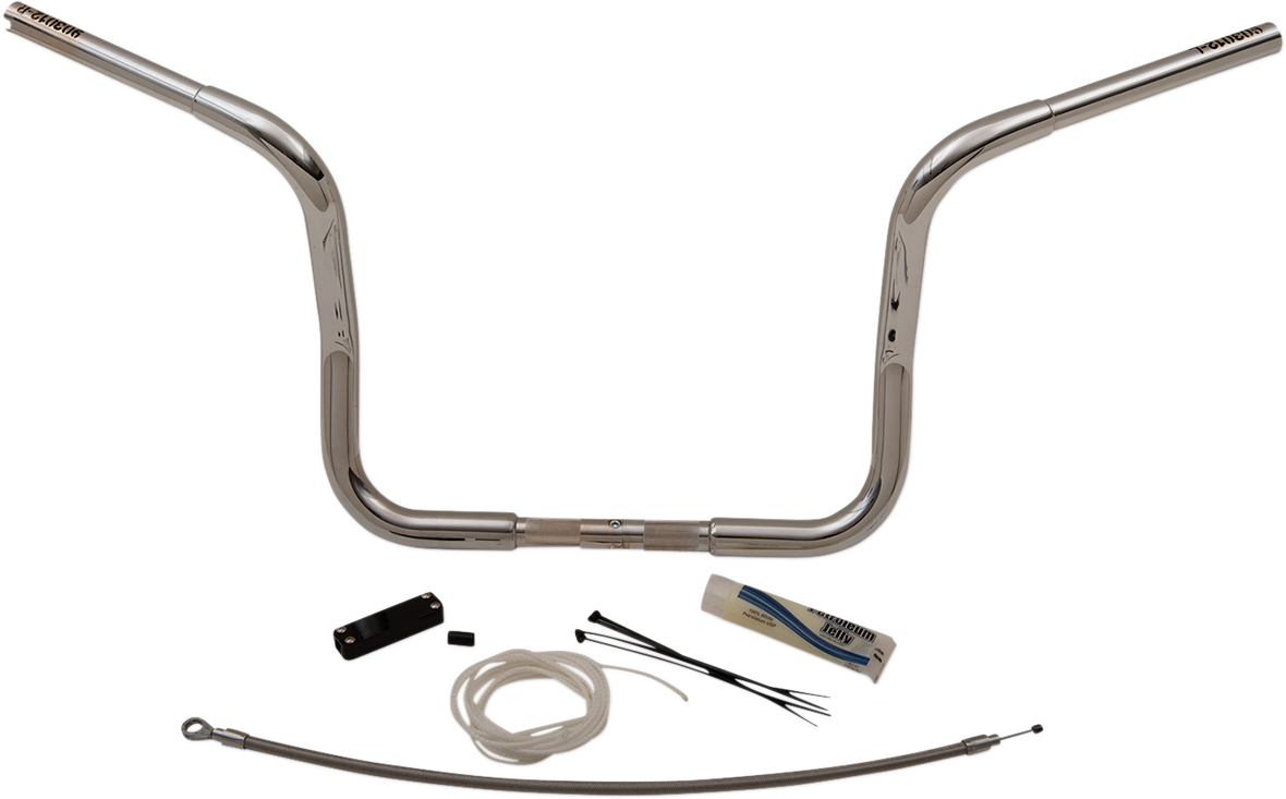 Handlebar Kit - Rounded Top - 12\" - Chrome 2008 - 2013