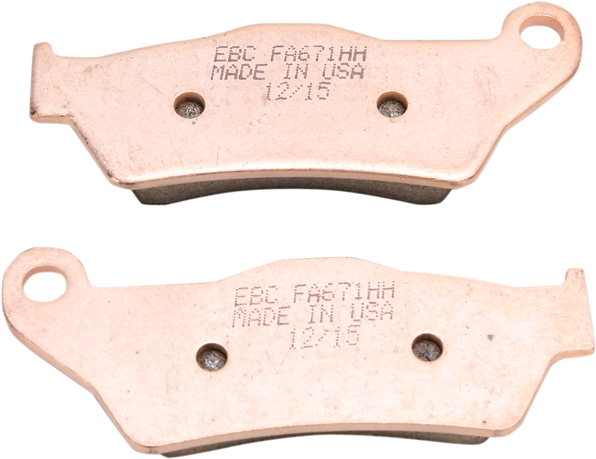 HH Brake Pads - FA671HH 2003 - 2015