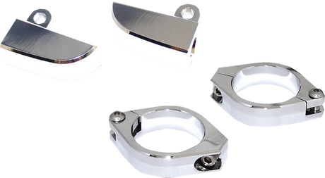 Turn Signal Mount with 42-43 mm Clamp - Chrome