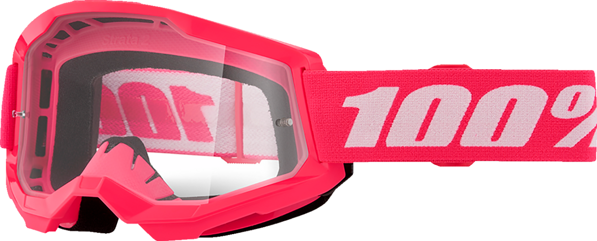 Strata 2 Junior Goggle - Pink - Clear