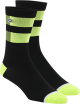 Flow Socks - Black/Fluorescent Yellow - Small/Medium