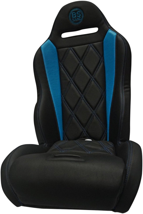 Performance Seat - Big Diamond - Black/Titanium Blue - Maverick X3 \'14-\'20 2017 - 2018