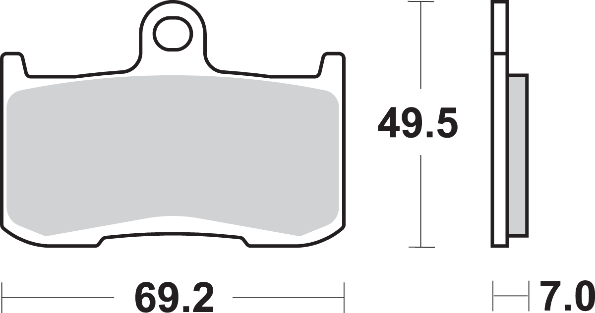 HS Brake Pads - 782HS 2008 - 2011