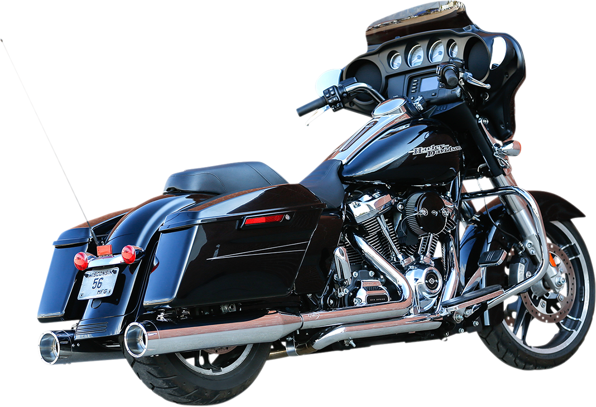 El Dorado Dual Exhaust System - Chrome - Chrome Tracer 2017 - 2022