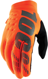 Youth Brisker Gloves - Orange/Black - Small