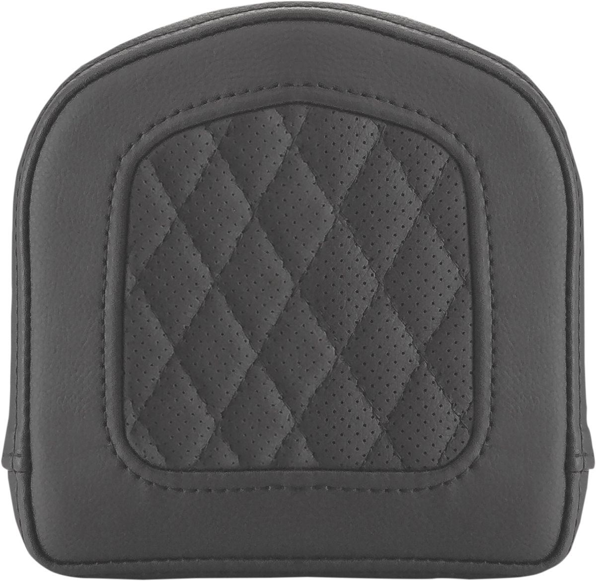 Sissy Bar Pad - Lattice Stitched - Black