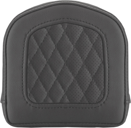 Sissy Bar Pad - Lattice Stitched - Black