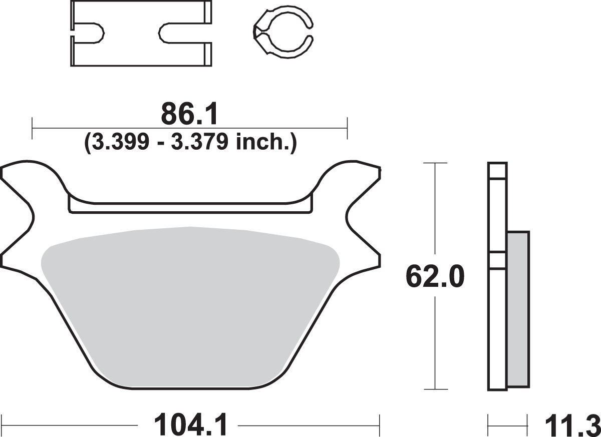 Ceramic Brake Pads 1987 - 1999