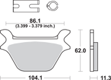 Ceramic Brake Pads 1987 - 1999