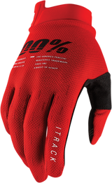 iTrack Gloves - Red - Large