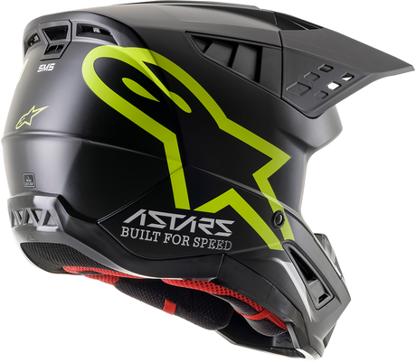 SM5 Helmet - Compass - Matte Black/Yellow Fluo - XS