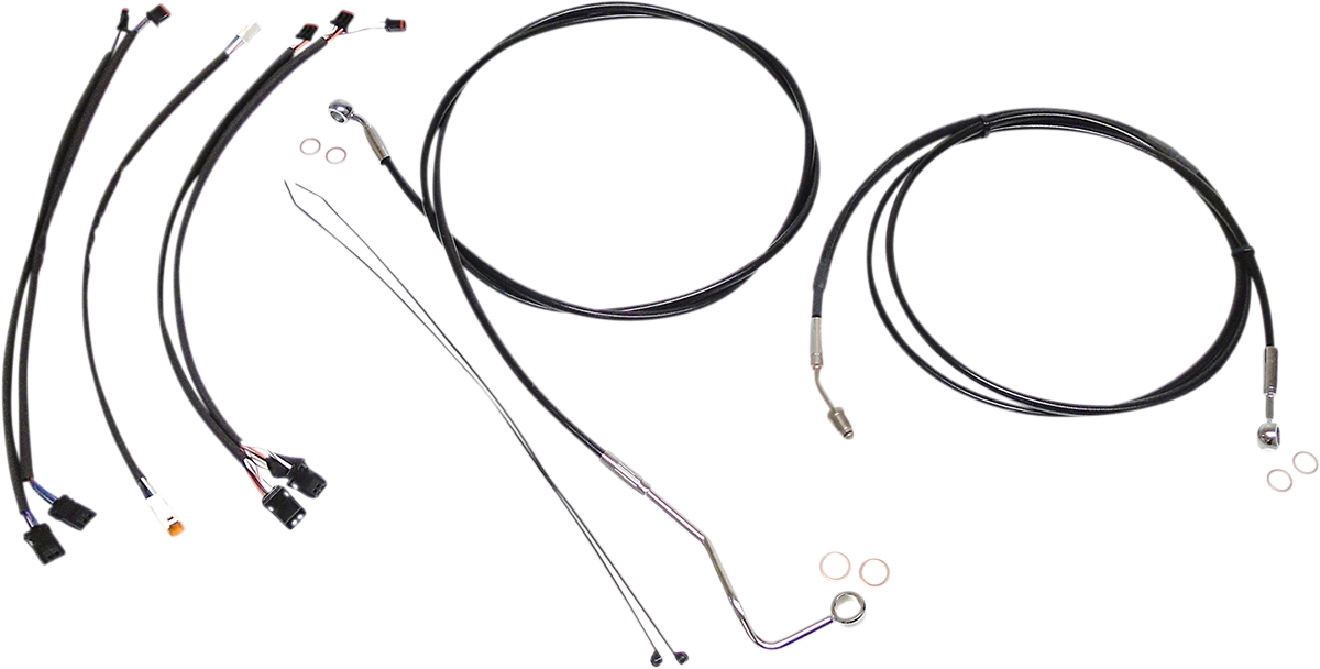 Control Cable Kit - XR - Black/Chrome 2017 - 2020