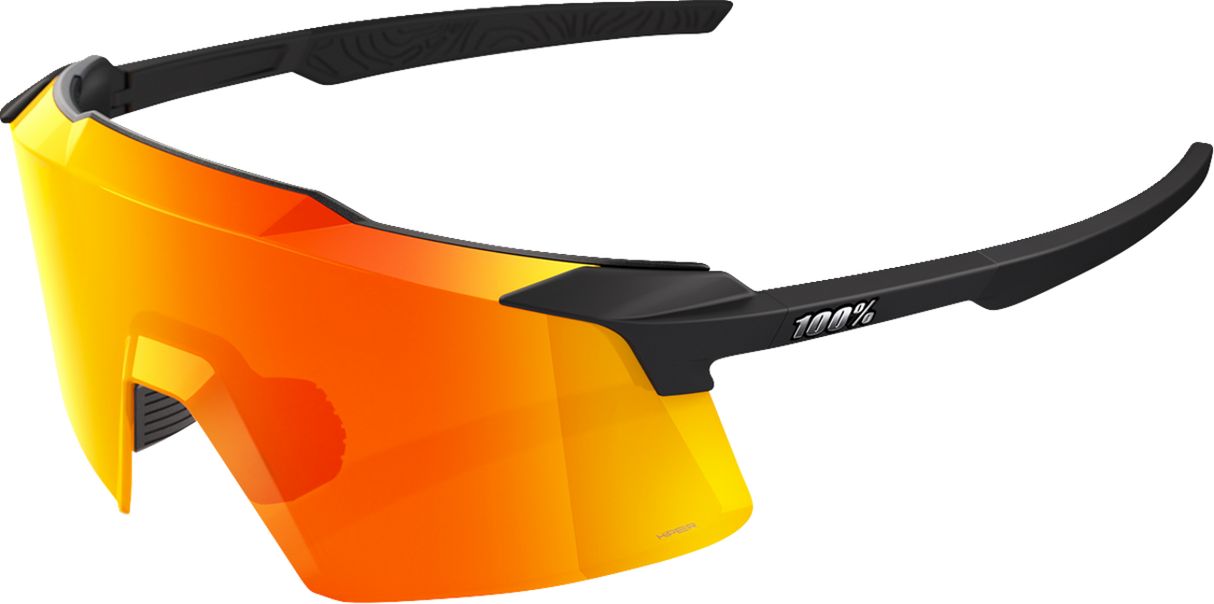 Aerocraft Sunglasses - Soft Tact Black - HiPER Red