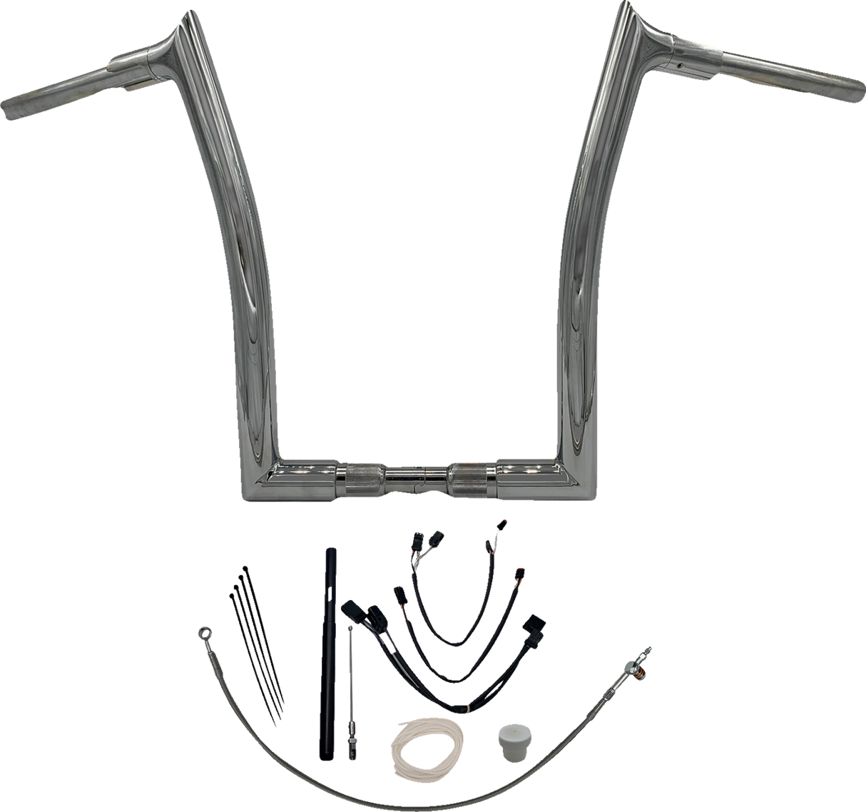 Handlebar Kit - Pointed Top - 16\" - Chrome 2021 - 2022