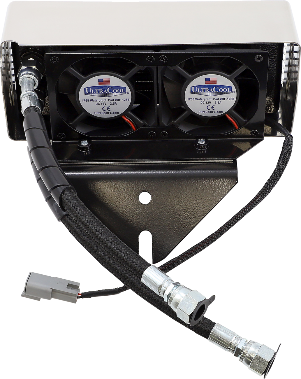 Oil Cooler Kit - Chrome - Dyna 1993 - 2010