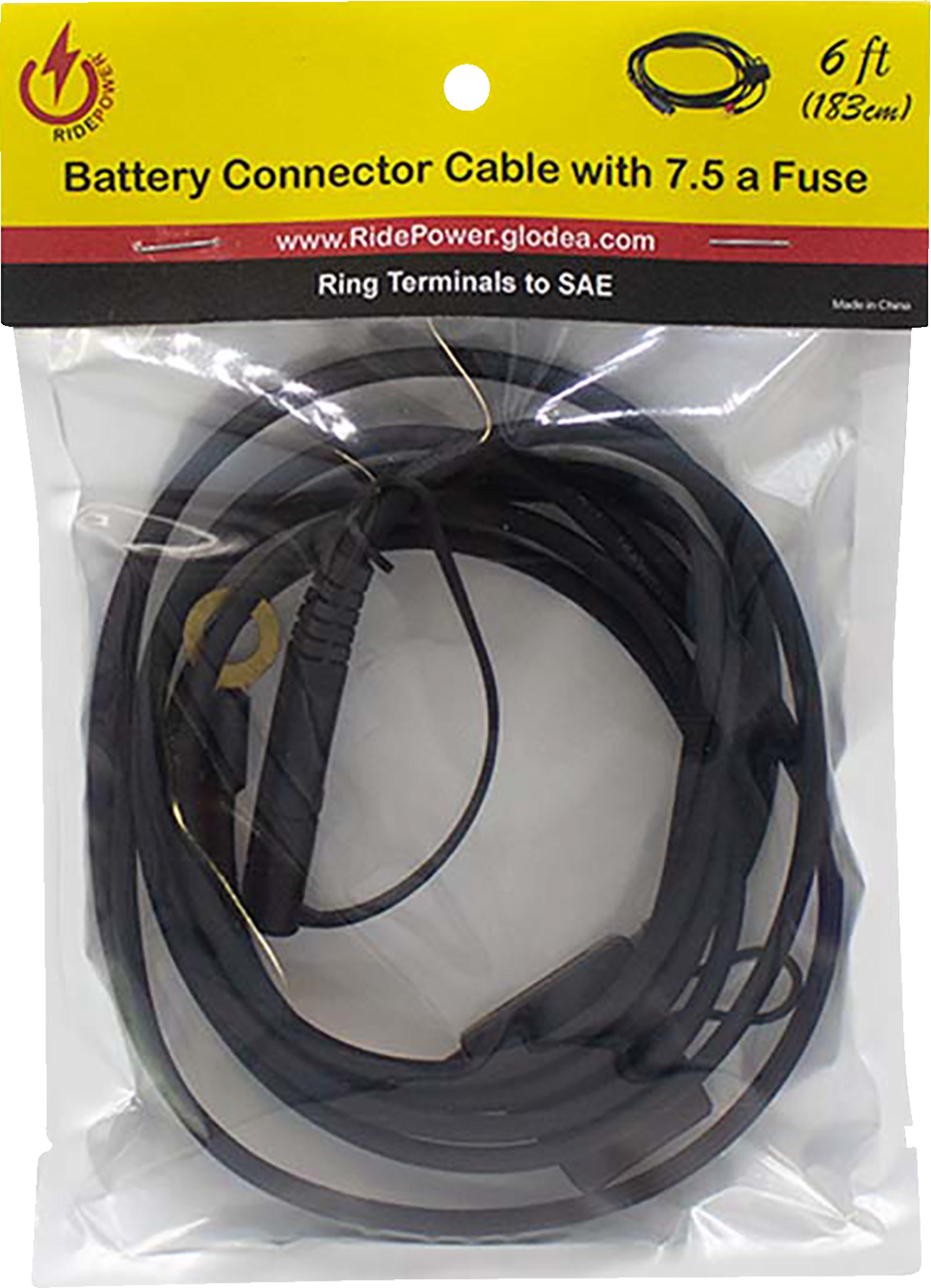 SAE to Ring Terminal Cable - Charger - 6\'