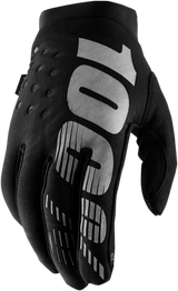 Youth Brisker Gloves - Black/Gray - Large