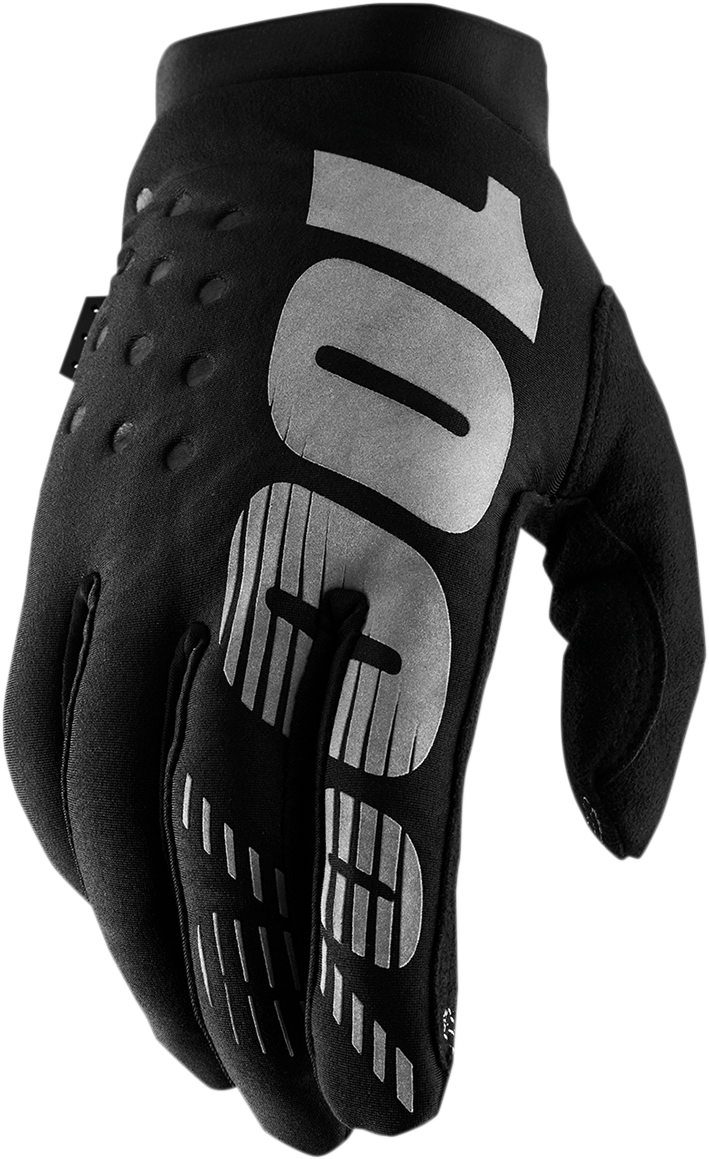 Youth Brisker Gloves - Black/Gray - Small