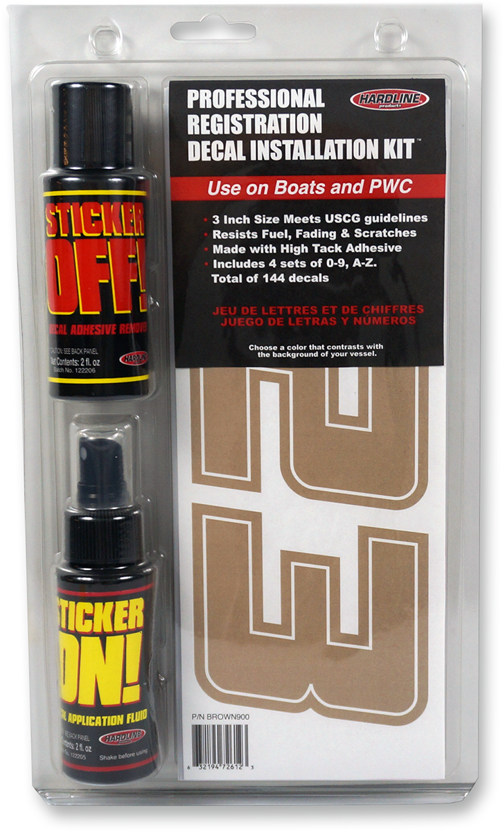 Decal Registration Kit - Brown