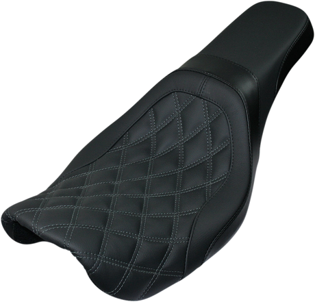 Weekday™ 2-Up Seat - Double Diamond w/ Charcoal Stitch - FXD \'06-\'17 2006 - 2017