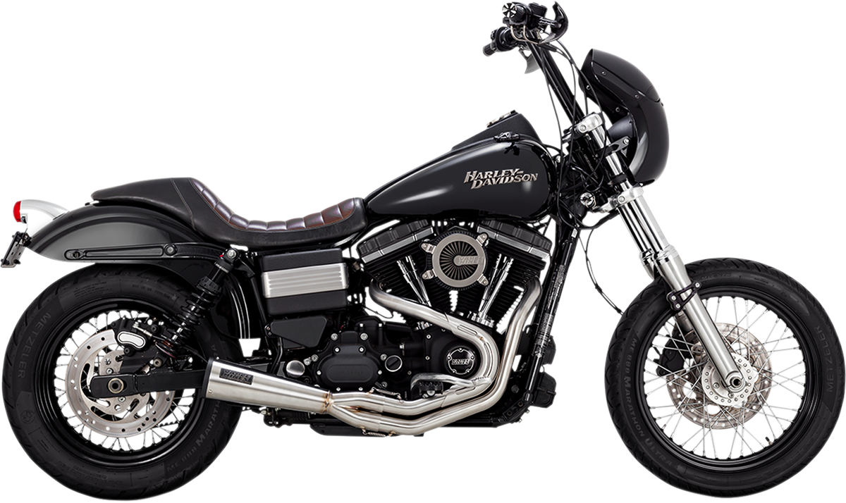 2:1 Stainless Exhaust - Dyna \'91-\'17 1991 - 2017