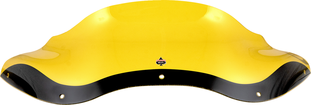 Kolor Flare™ Windshield - 8\" - Yellow - FLTR 1998 - 2013