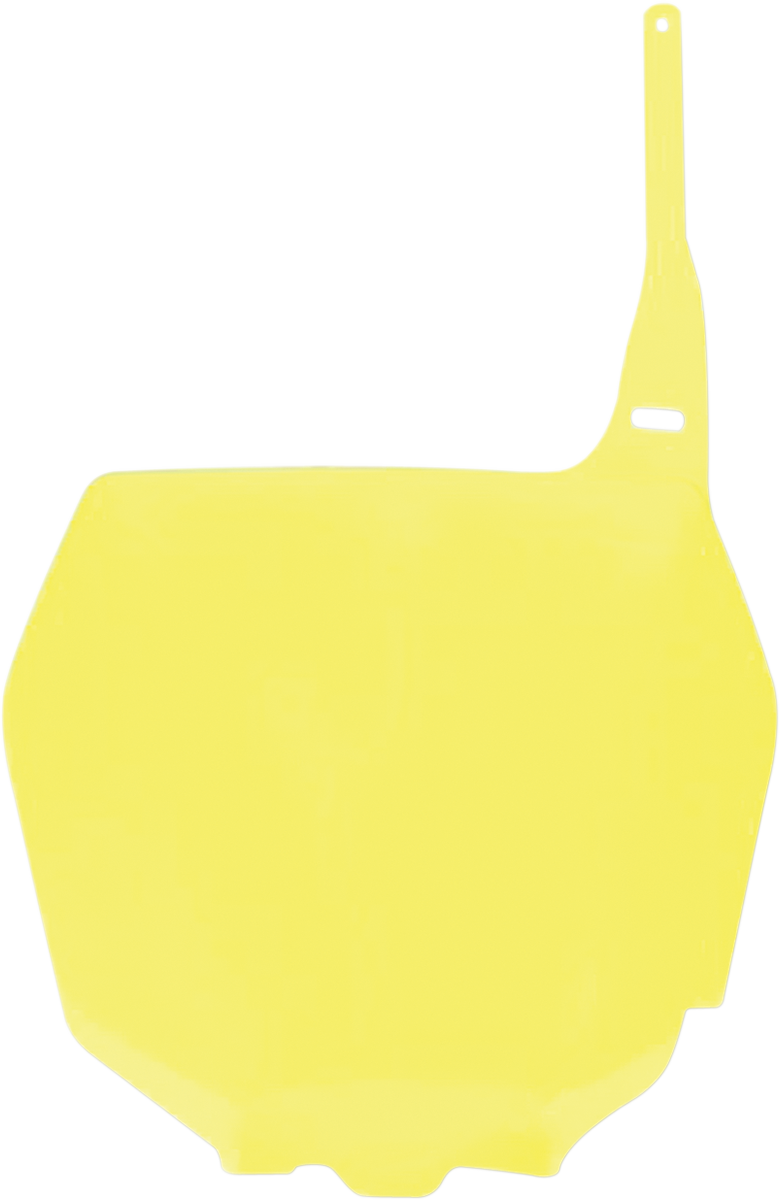 Front Number Plate - Yellow 2001 - 2008