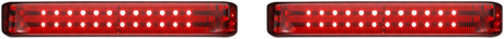 Saddlebag LED Lights - Sequential - Chrome/Red 2010 - 2013