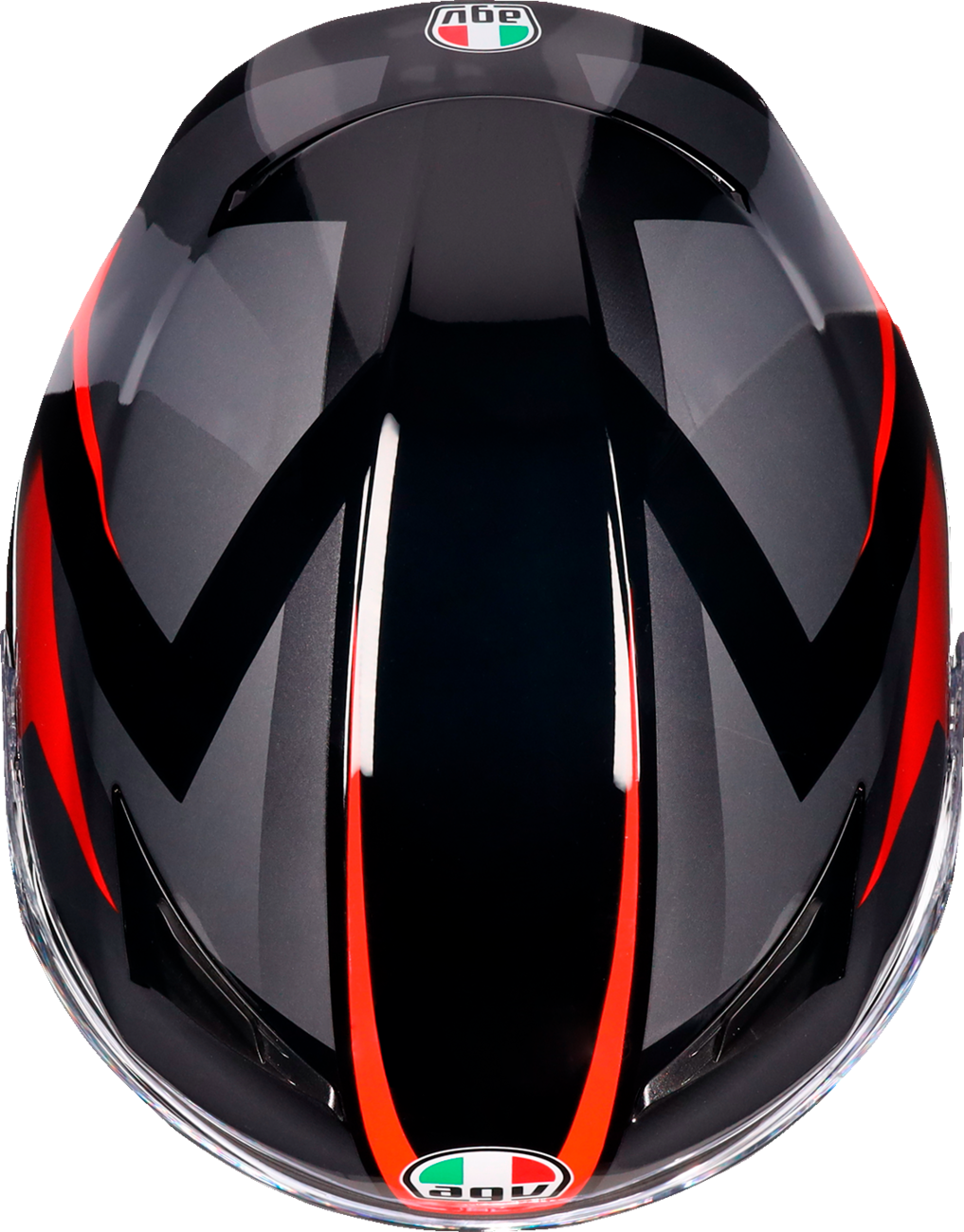 K3 Helmet - Striga - Black/Gray/Red - 2XL