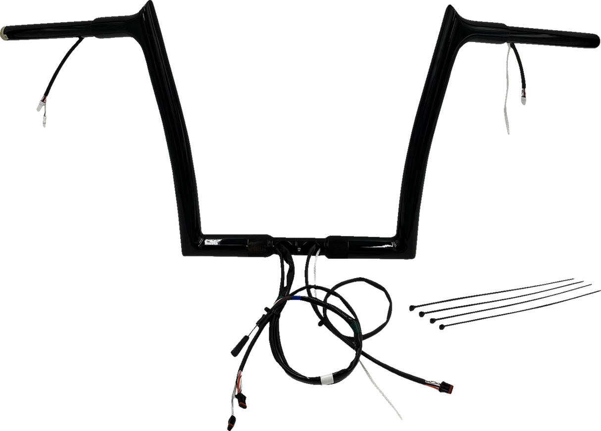 Handlebar Kit - Pointed Top - 12\" - Black 2015 - 2015