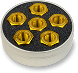 Aluminum Sprocket Nuts - Gold - M10 x 1.0