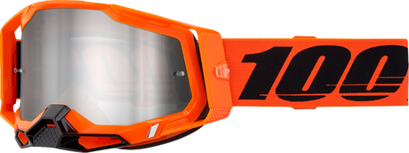 Racecraft 2 Goggle - Neon Orange - Silver Mirror