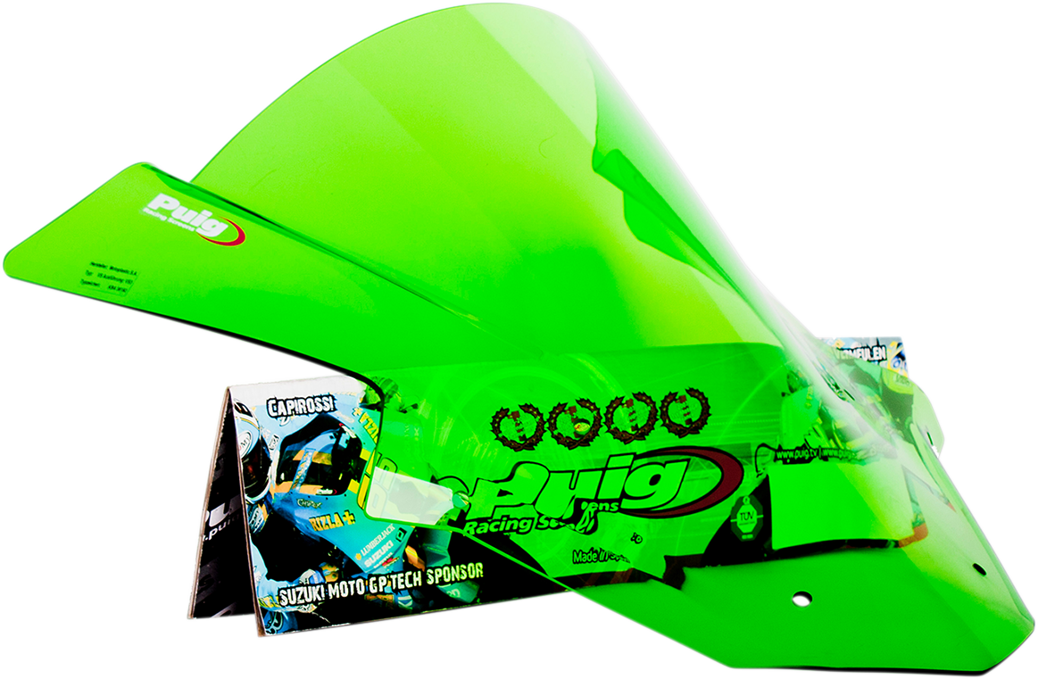 Race Windscreen - 16-1/8\" - Green - ZX10R 2011 - 2015