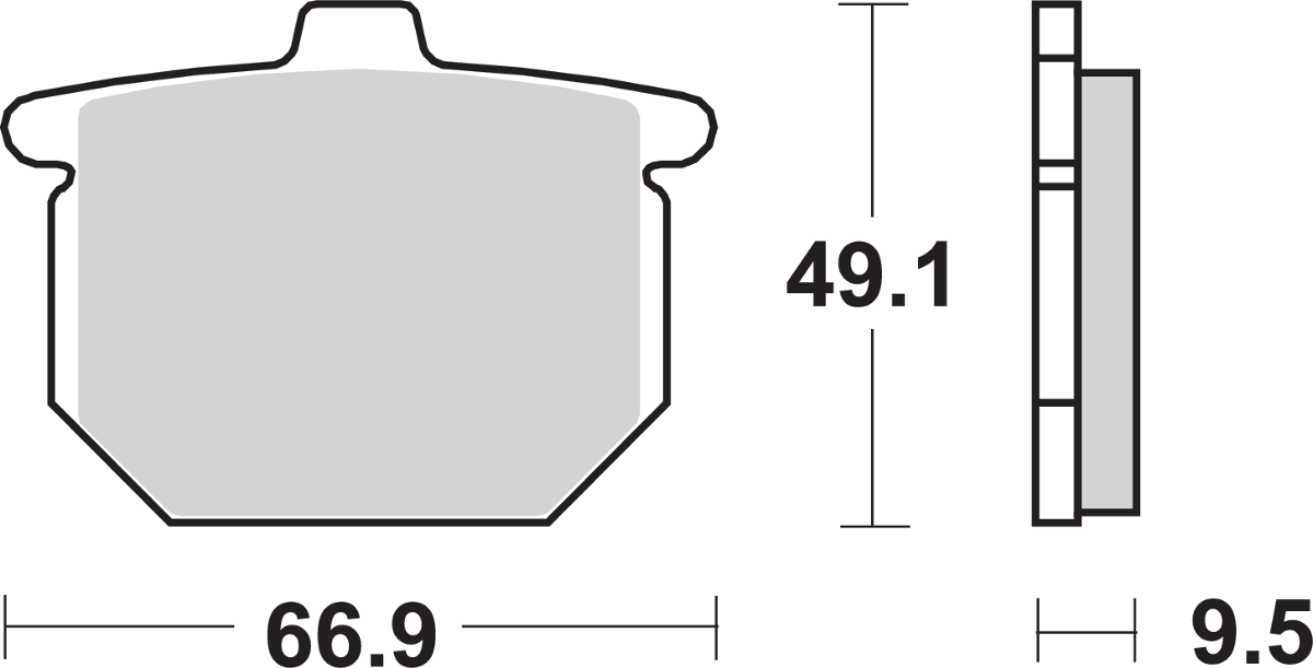 HF Brake Pads - CX 500 1977 - 1981