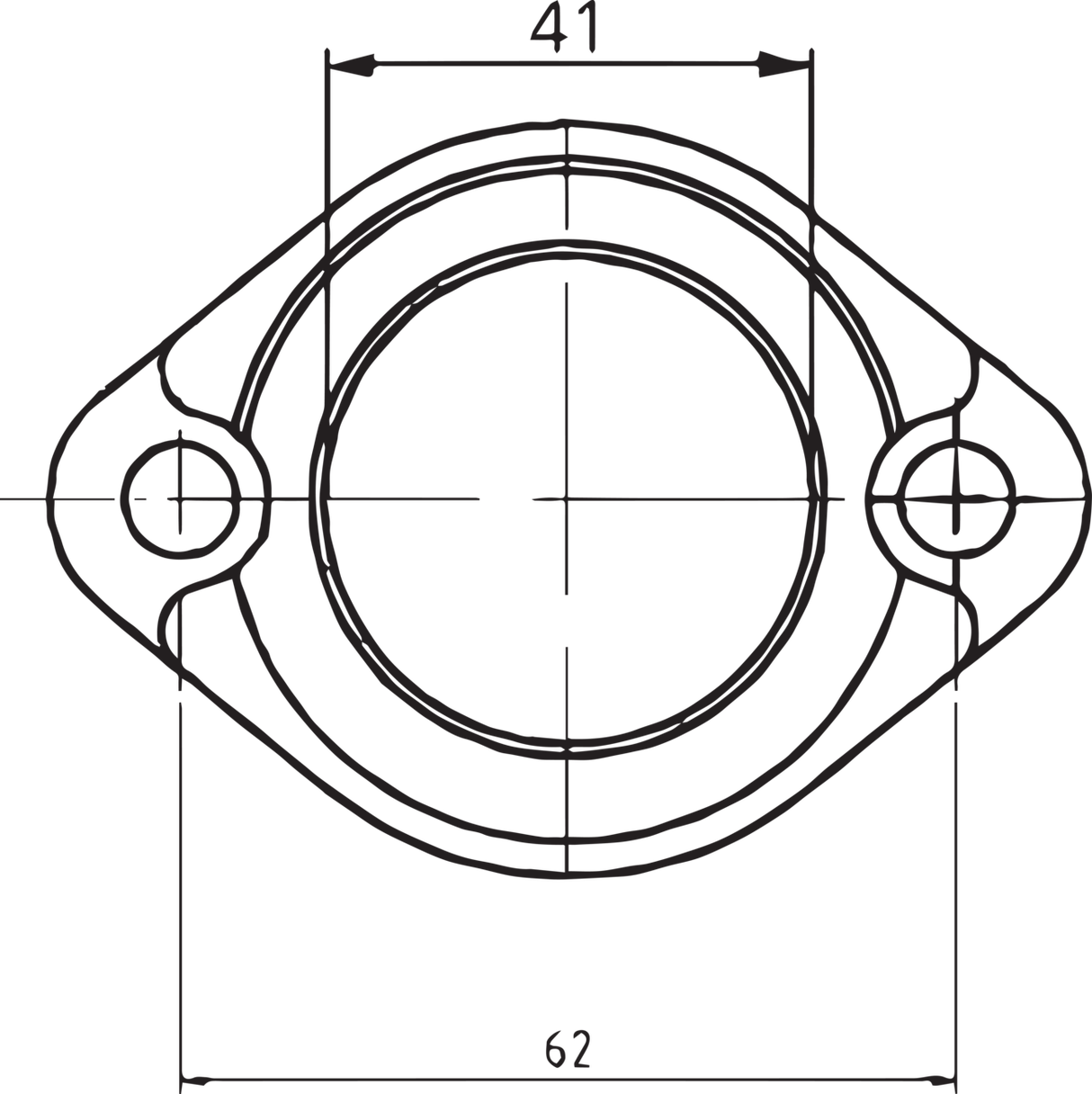 Carburetor Mounting Flange - Polaris 1992 - 1997