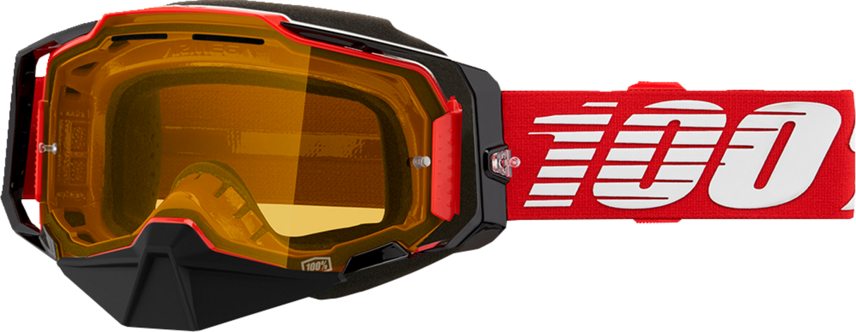 Armega Snow Goggle - Red - Yellow