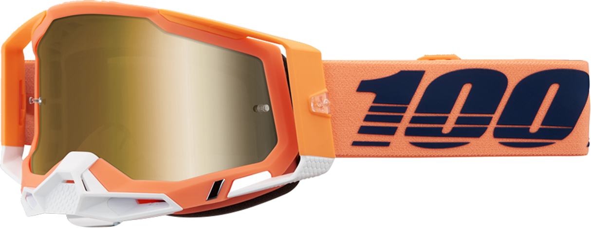 Racecraft 2 Goggles - Coral - True Gold Mirror