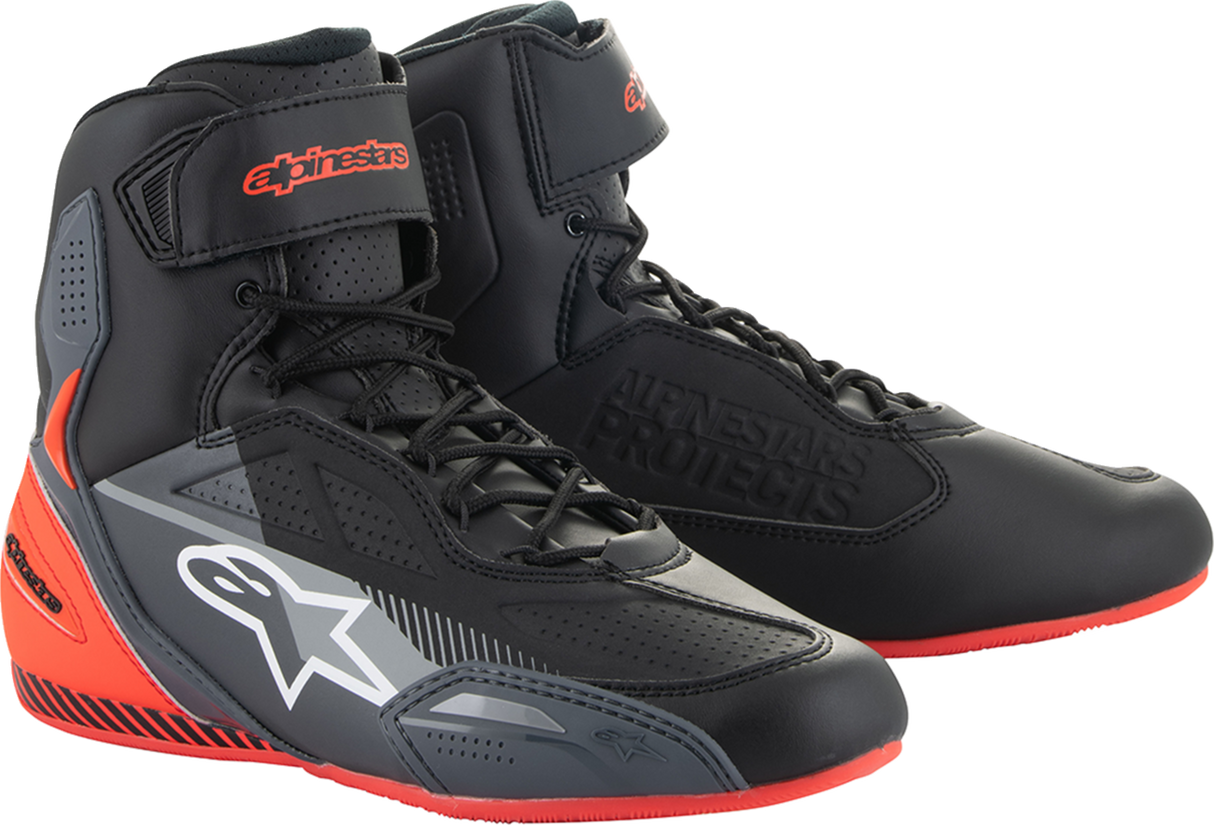 Faster-3 Shoes - Black/Gray/Red - US 9