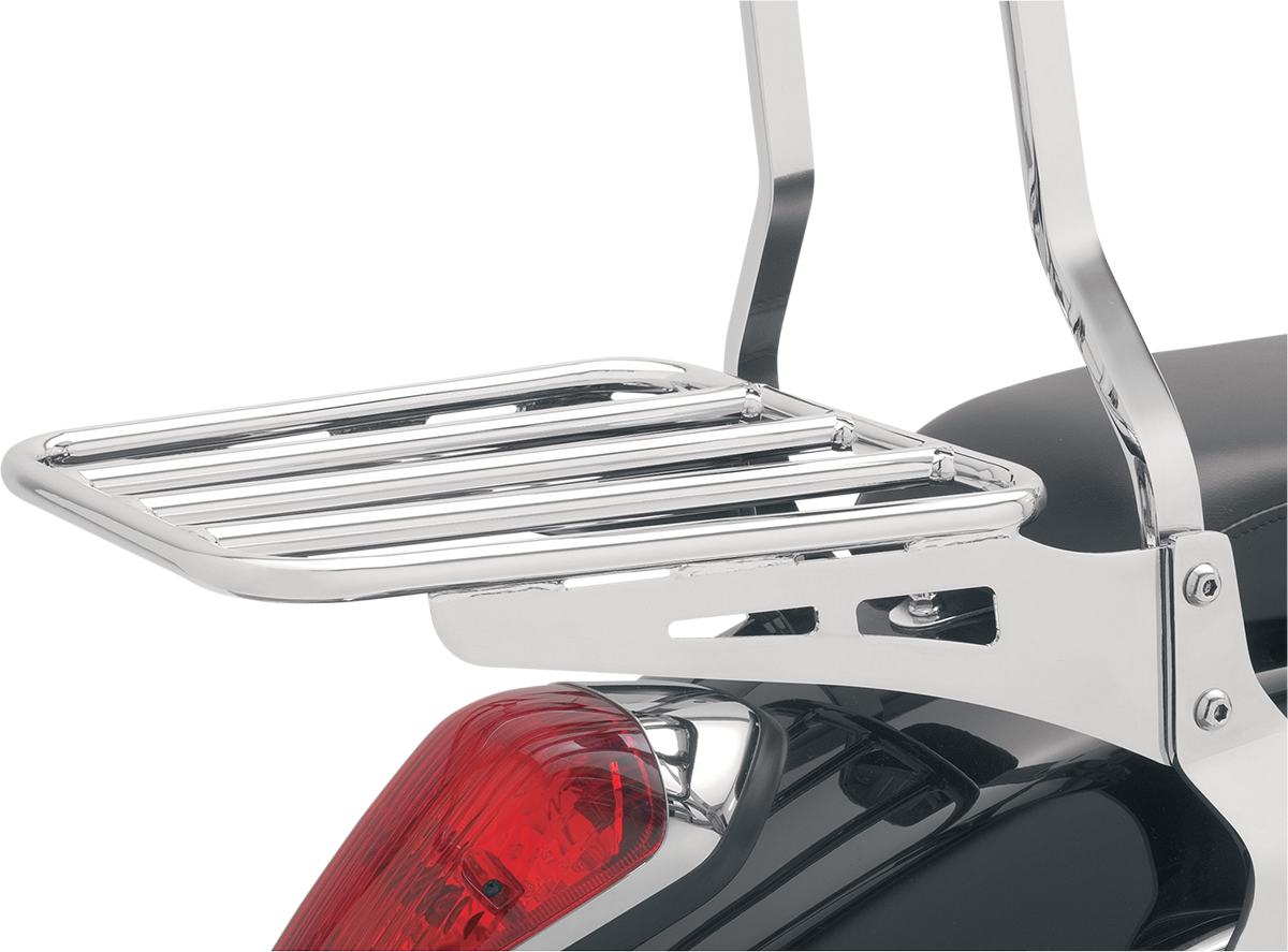 Sissy Bar Luggage Rack - Chrome - Tubular 1987 - 2016