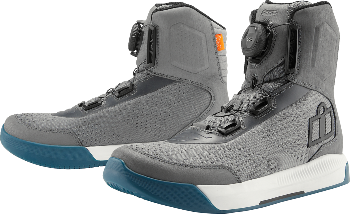 Overlord™ Vented CE Boots - Gray - Size 10.5