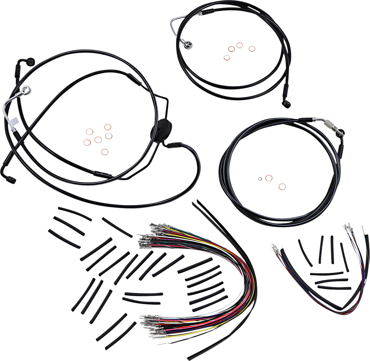 Control Cable Kit - XR - Black 2009 - 2012